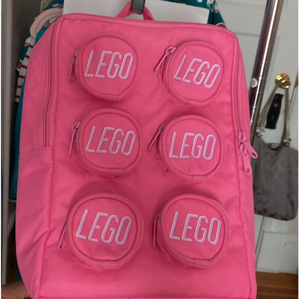 Lego mini pink bag new never used